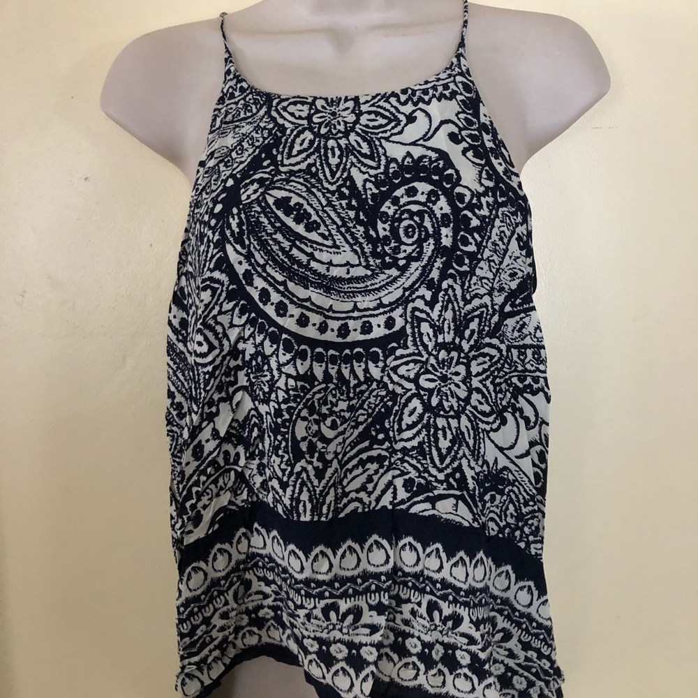 Sweet Journey Spaghetti Tank Patterned L